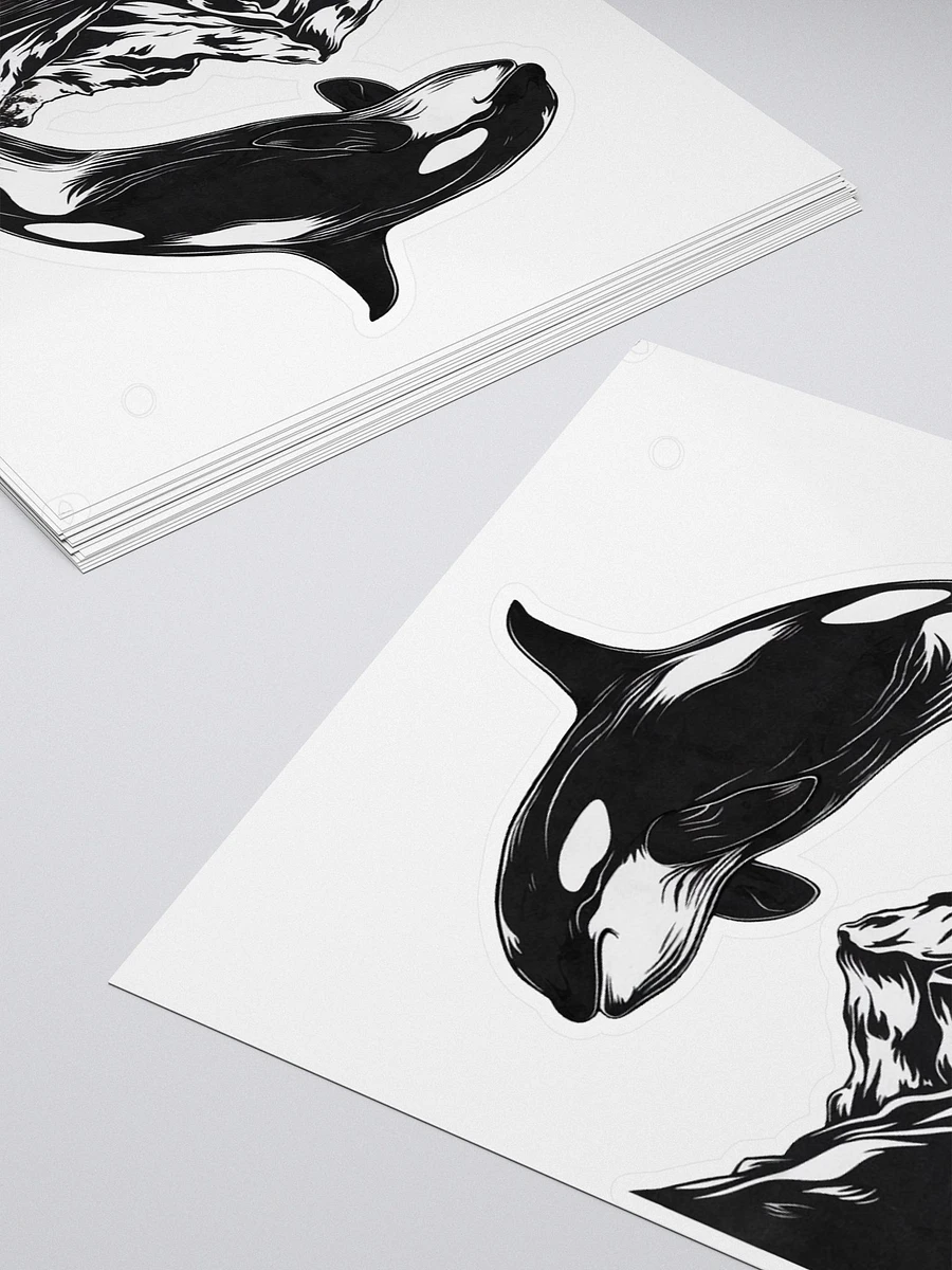 Strait of Juan de Fuca Sea Panda Vinyl Sticker. product image (11)