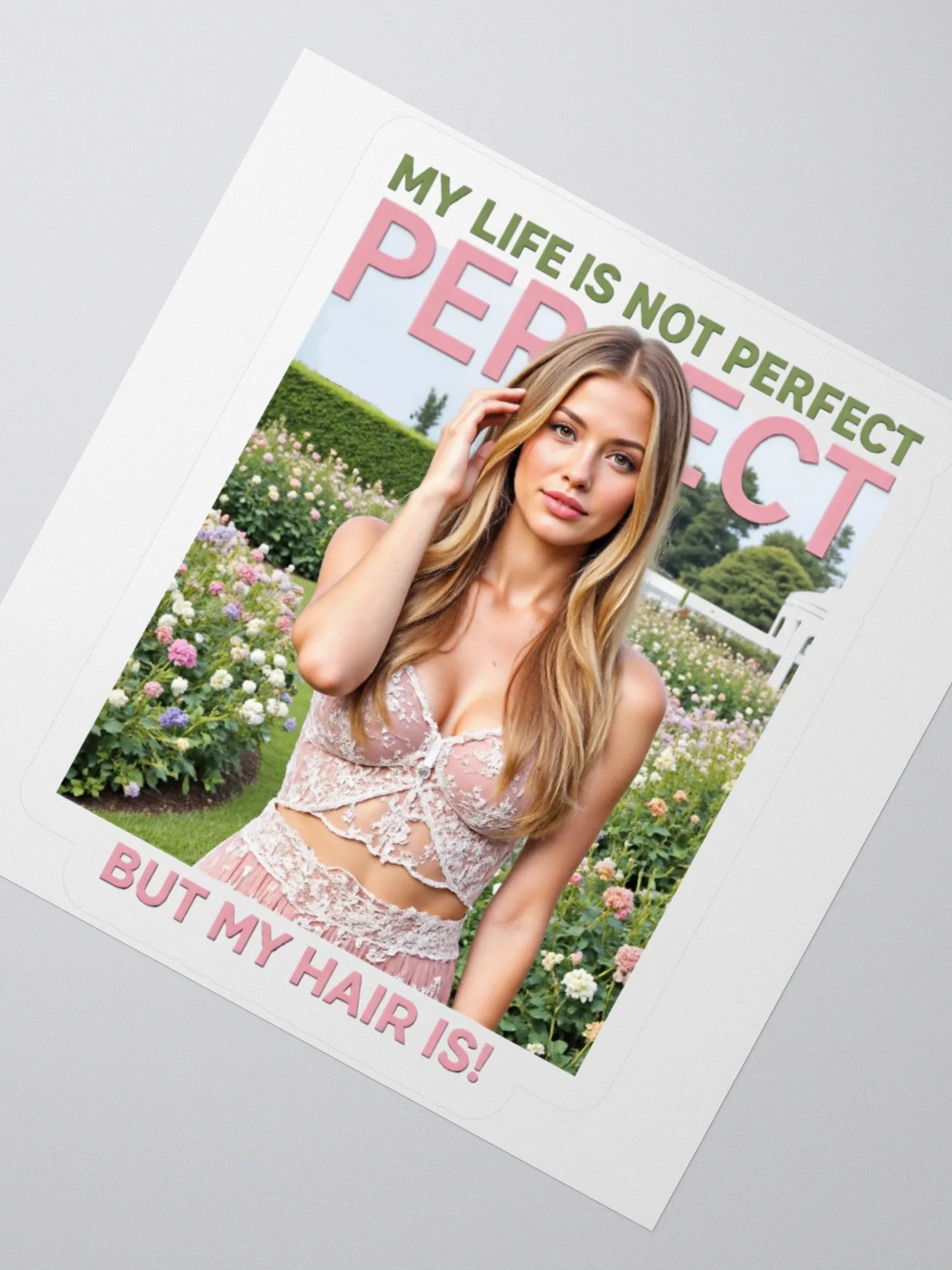 Perfectly Imperfect Hair Kiss Cut Stickers product image (4)