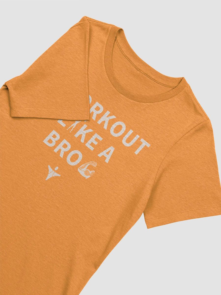 WORKOUT LIKE A BRO | Relaxed-fit Tee (Light Text) product image (3)