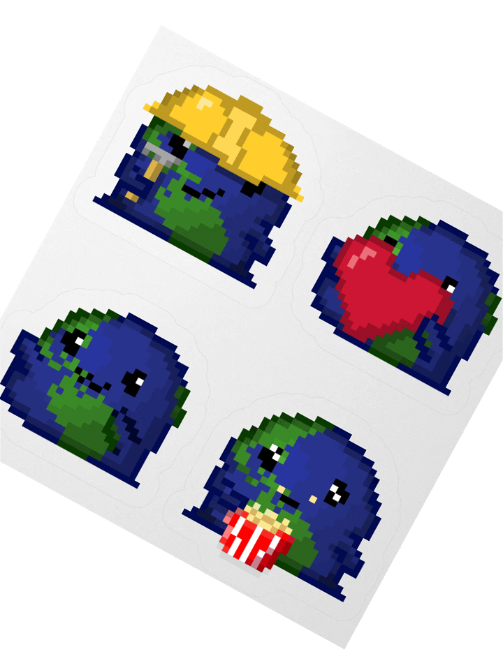 BTE Hug 4-Sticker Pack product image (2)