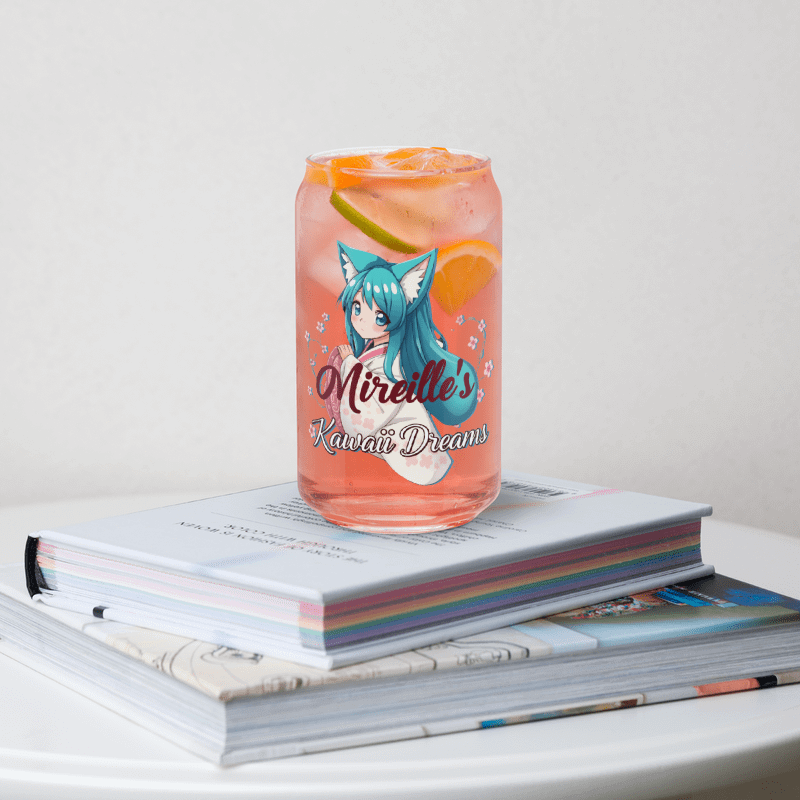 Mireille's Kawaii Dreams Can shape Glass product image (5)