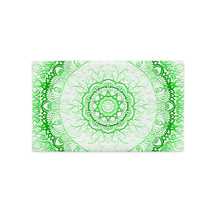 Mystical Green Mandala Pillow Case product image (2)