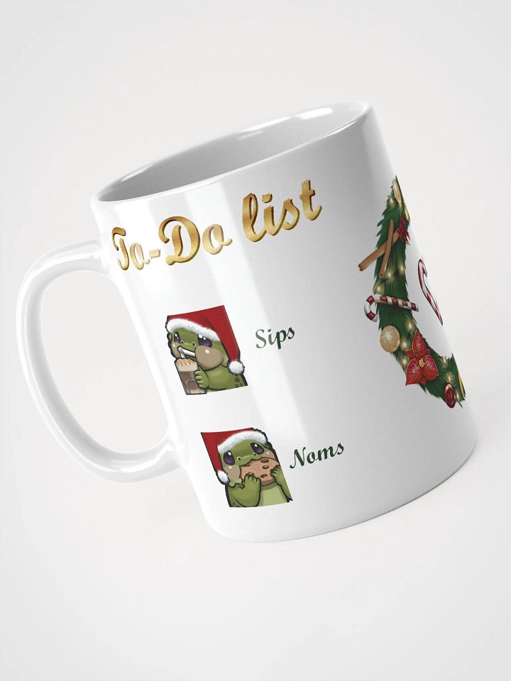 Lizzmas To-Do List Mug, white product image (1)