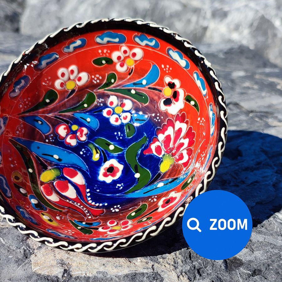 Handcrafted 12cm Ceramic Bowl – Unique Artisanal Pottery for Home Decor product image (6)