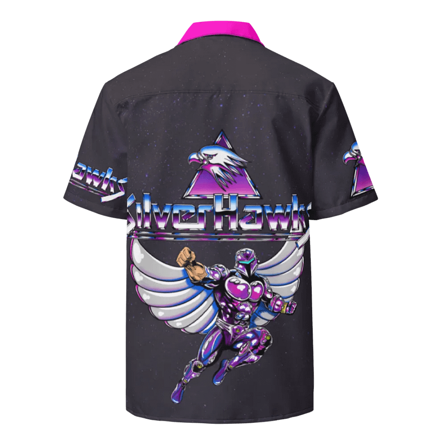 SilverHawks Retro Tribute Hawaiian Button up product image (8)