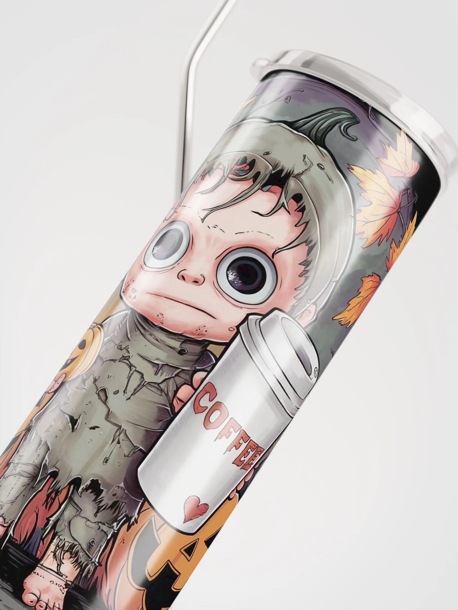 Autumn Scarecrow Stainless Steel Tumbler product image (4)