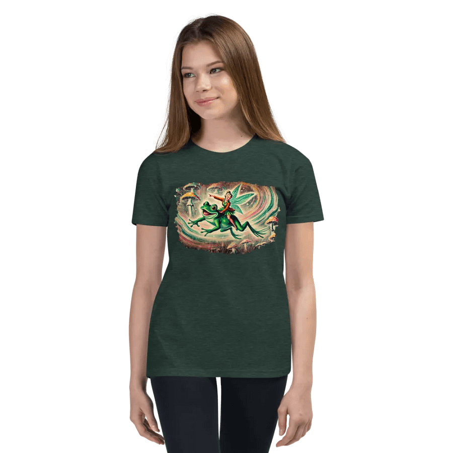 Enchanted Frog and Fairy Kids T-Shirt product image (31)