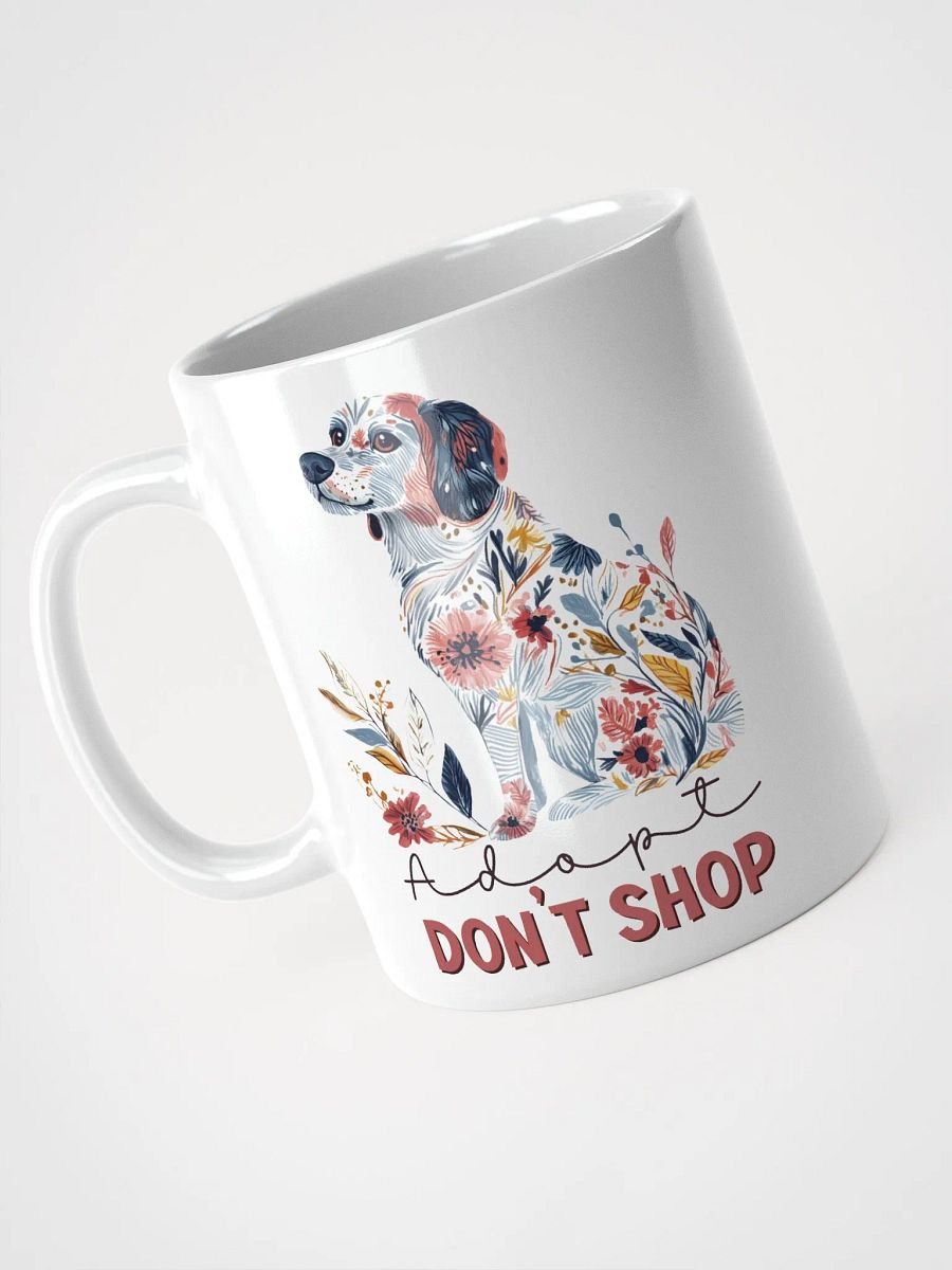 Floral Paws Dog Adoption Mug product image (2)