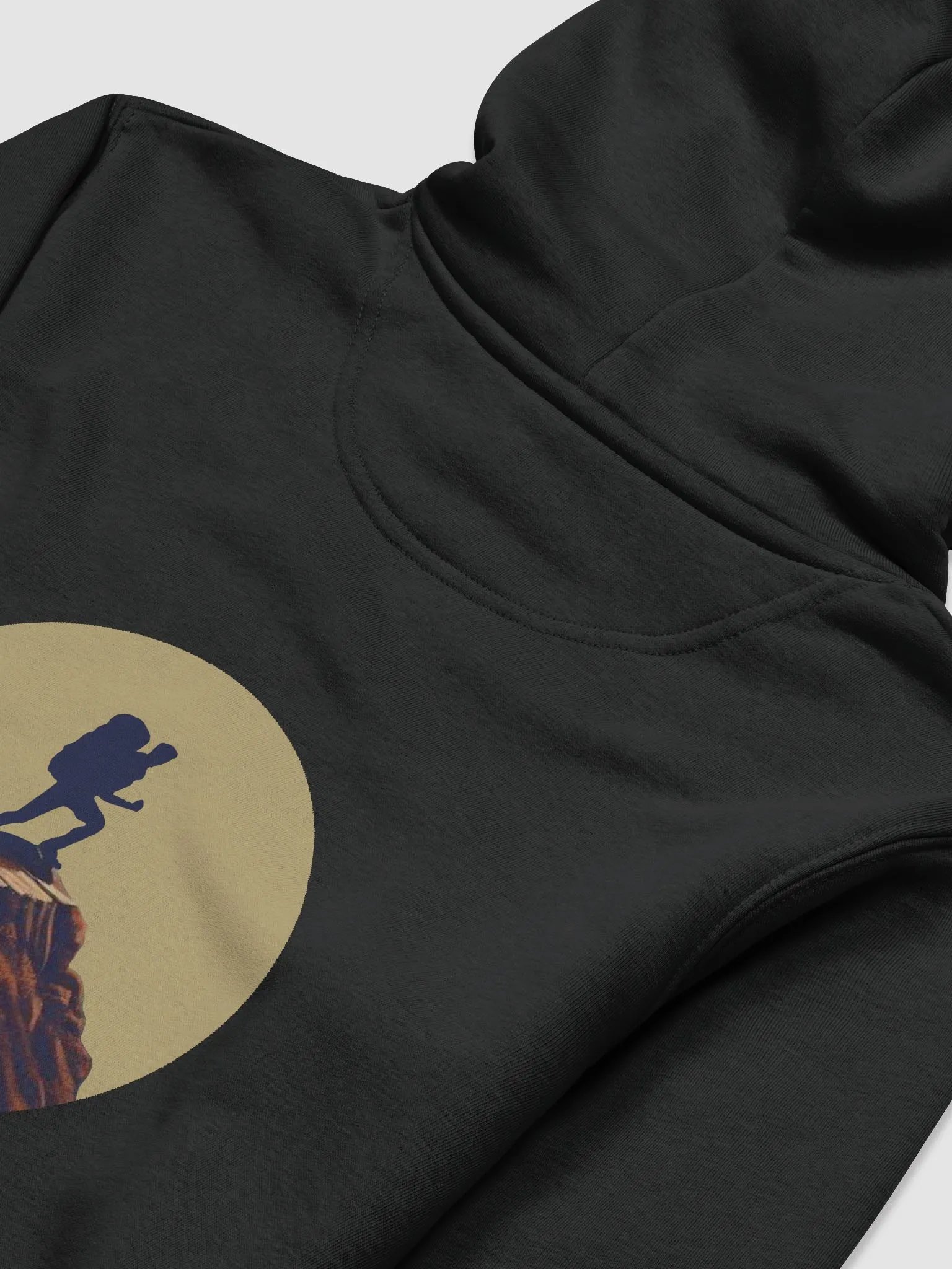 Stanley/Stella Unisex Essential Eco Hoodie (Black) product image (4)