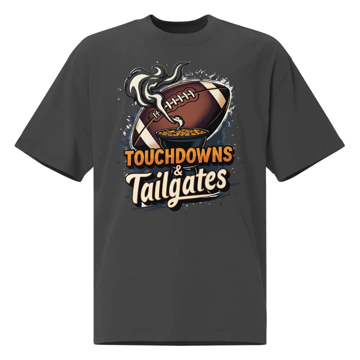 Touchdowns and Tailgates Football Party Tee product image (1)