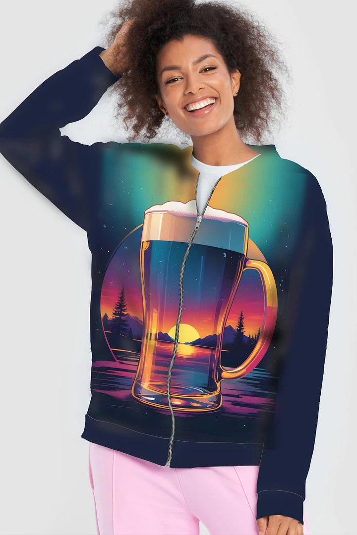 Beer Sunset All Over Print Jacket product image (1)