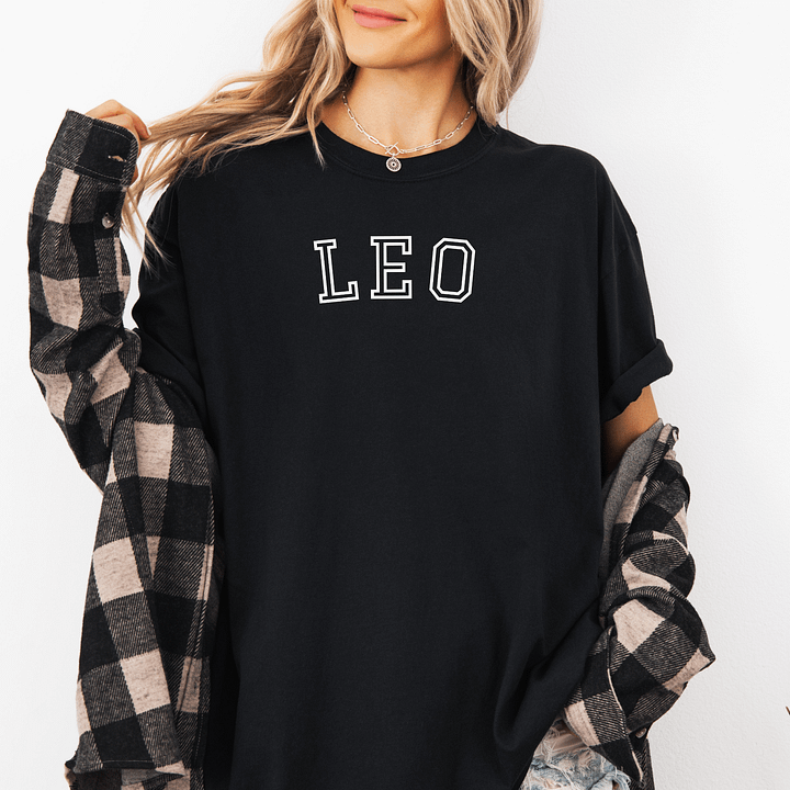 Leo Zodiac Comfort Colors Shirt product image (1)