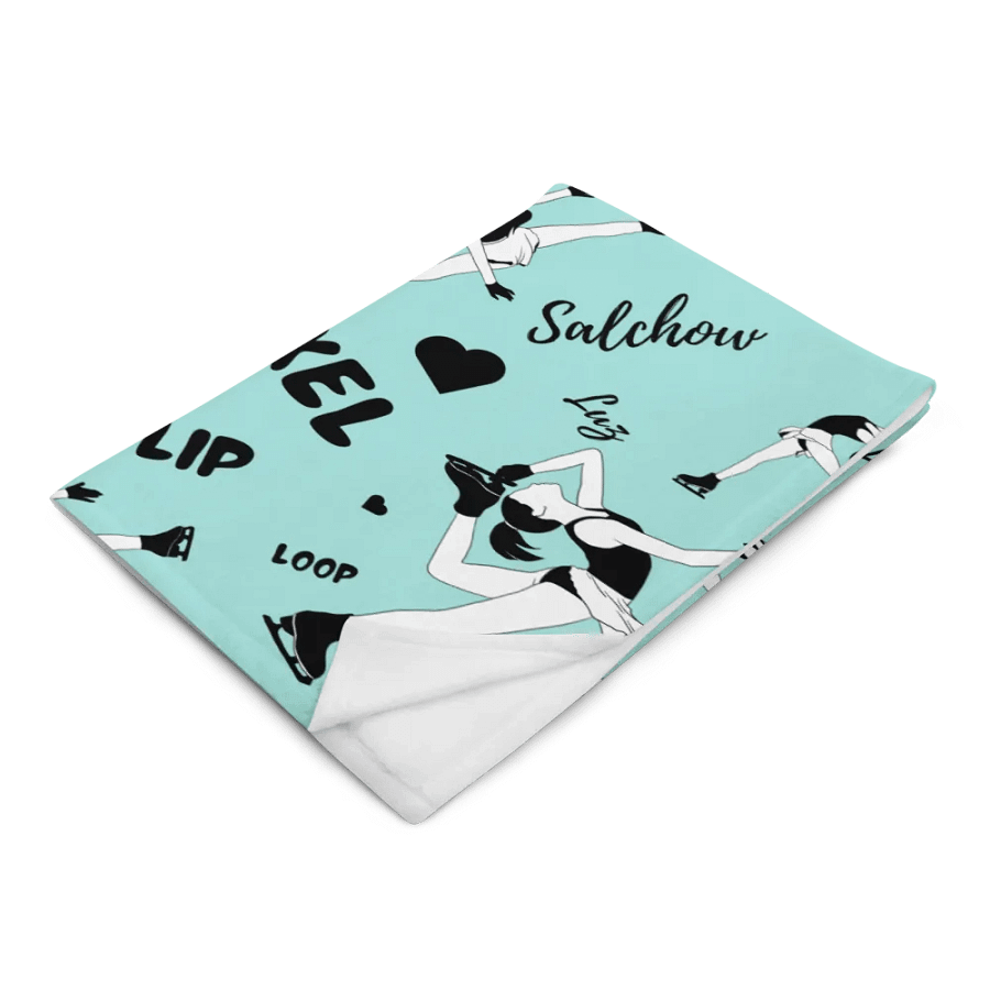 Ice Queen-Pattern Blanket - light blue product image (3)