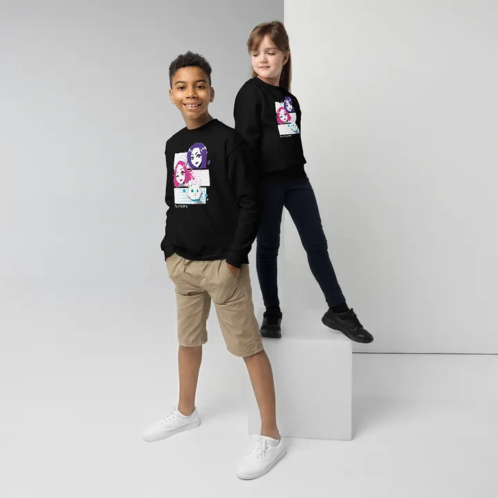 Alex y Tely Youth Anime Sweatshirt product image (1)