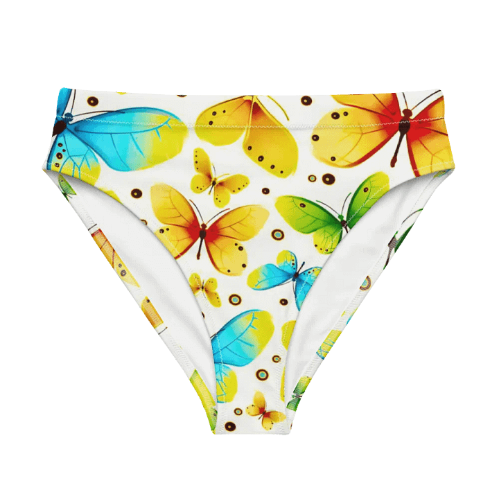 Butterfly Bliss Recycled High Waisted Bikini Bottom product image (1)