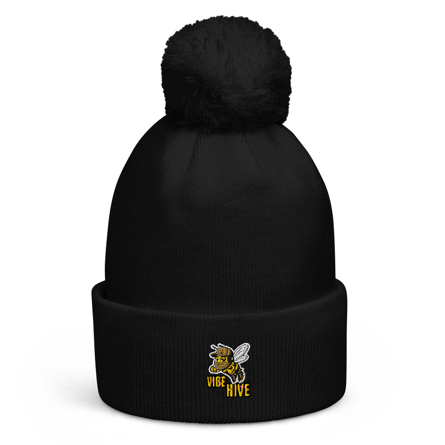 VIBE HIVE Beechfield Pom-Pom Beanie product image (1)