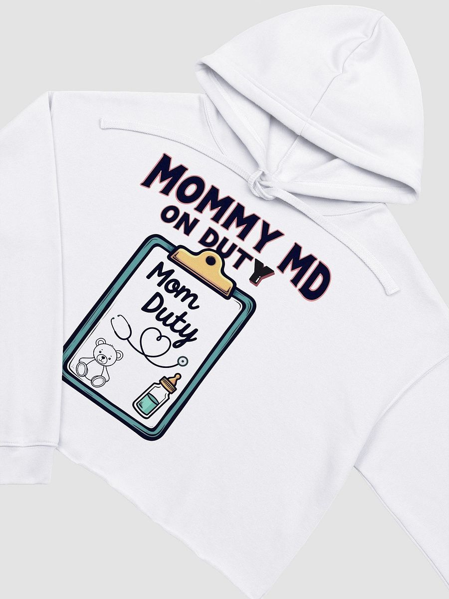 Mommy MD On Duty Crop Hoodie product image (12)
