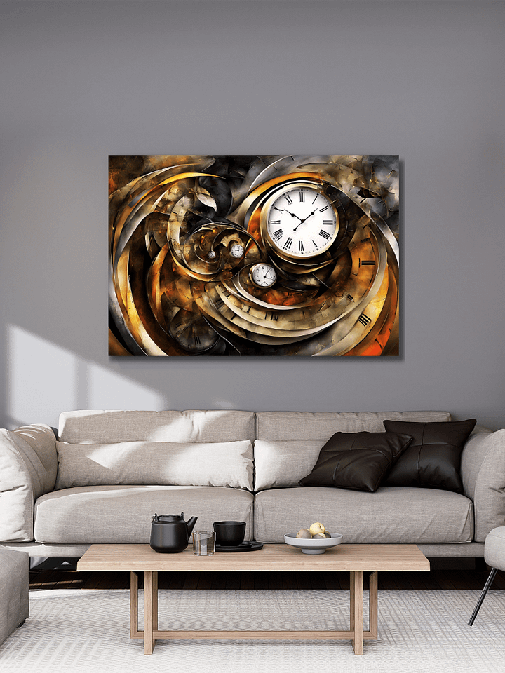 Time Confusion-12 | Canvas Artistic Wall Painting product image (2)