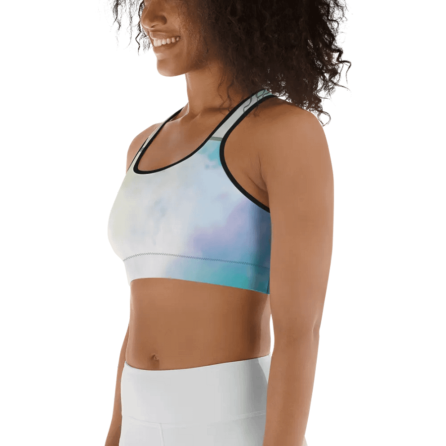 Blur cloud rainbow Design Sports Bra - V1 product image (6)