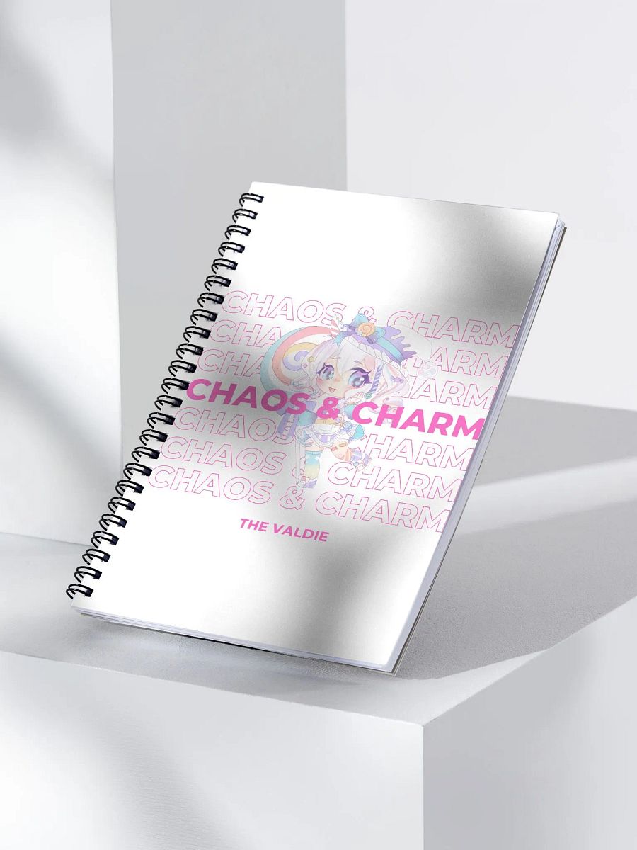 Pink Chaos & Charm Spiral Notebook product image (3)