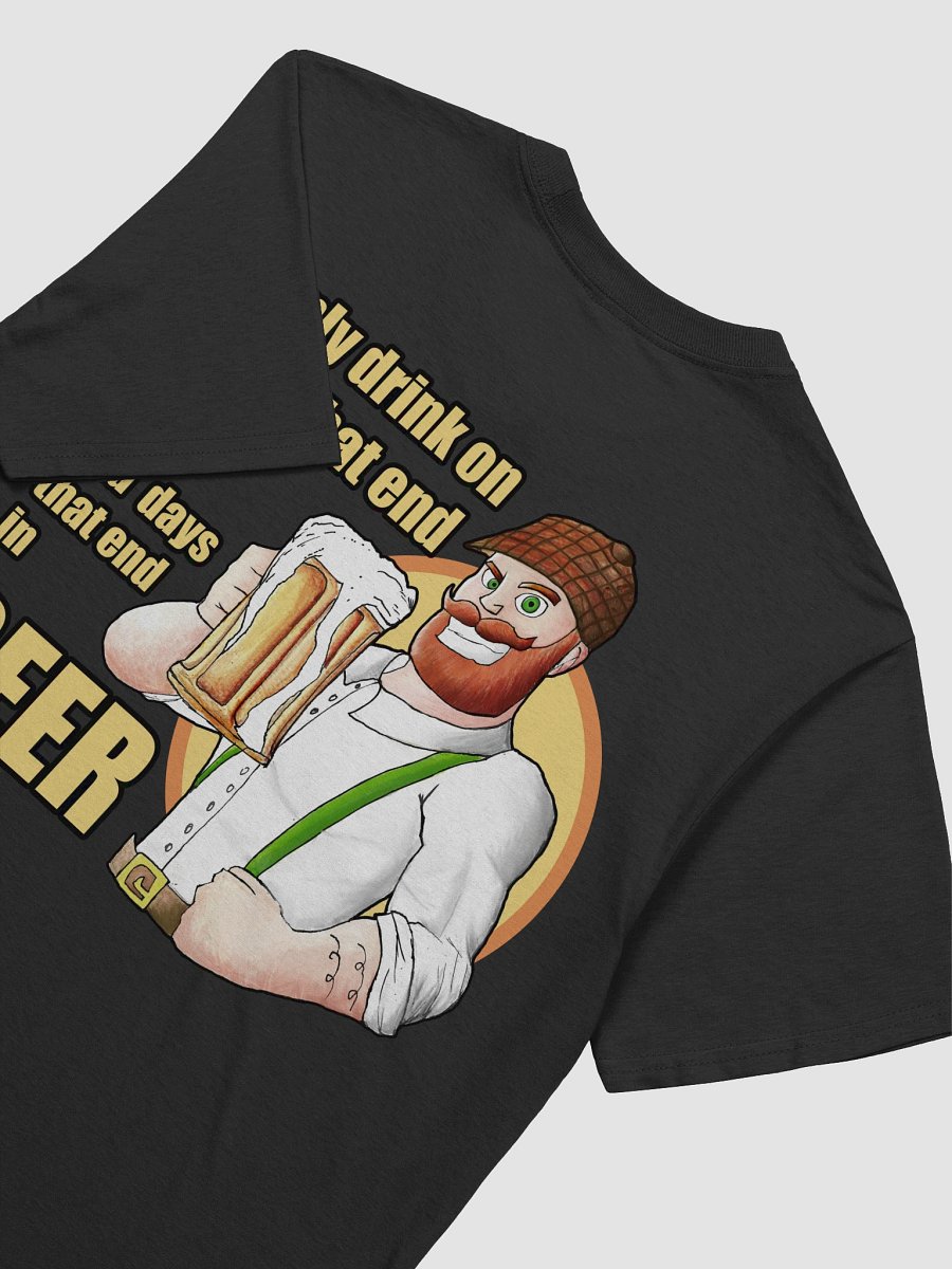 Beer lad 1 soft T-shirt Back product image (4)