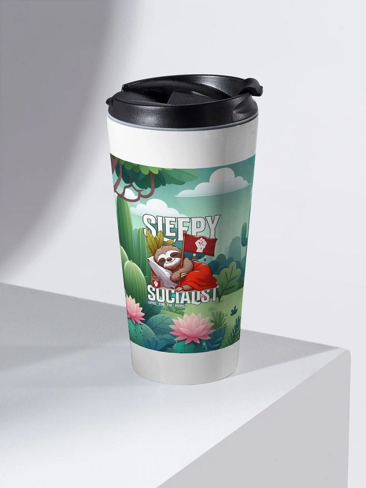 Sleepy Socialist Travel Tumbler product image (2)