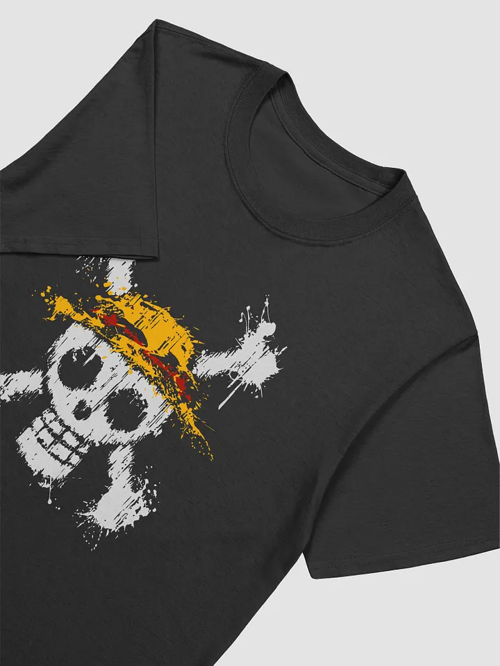 Pirate Skull and Crossbones Yellow Hat T-Shirt product image (2)