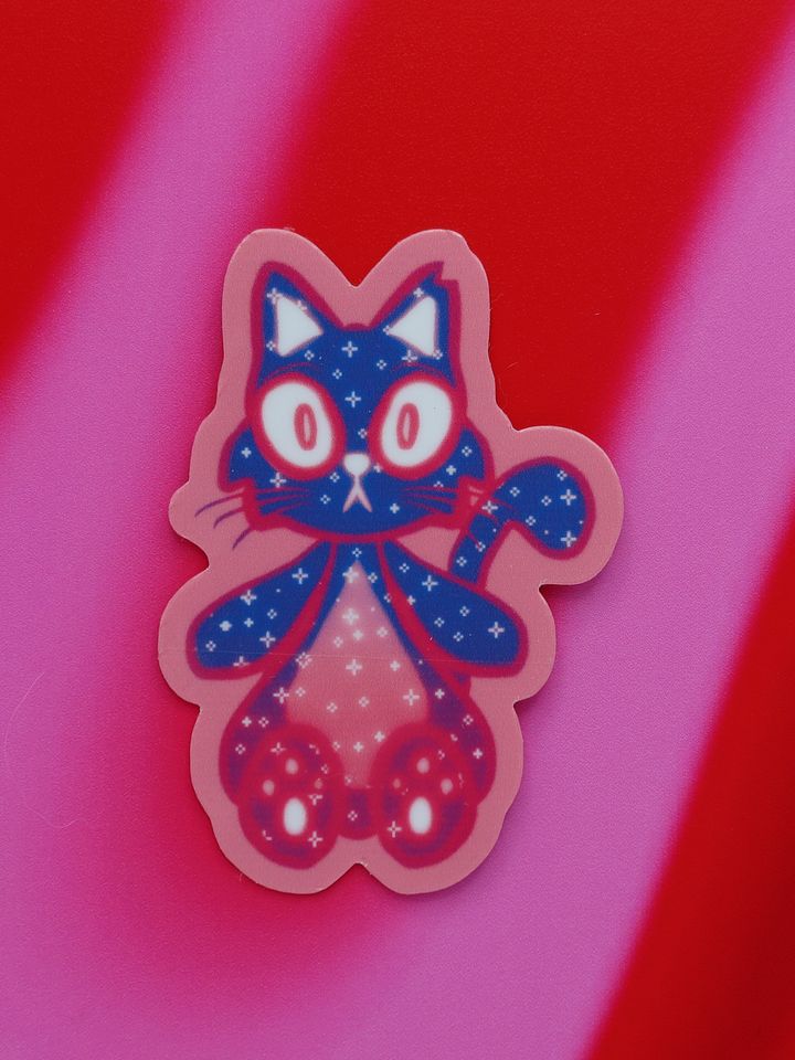 Galaxy Cat sticker product image (1)