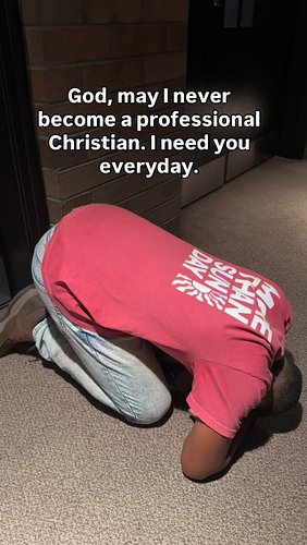 I won’t get familiar with your Holy Spirit. 

I thank you for saving me.  Everything I have - everything I am is because of y...