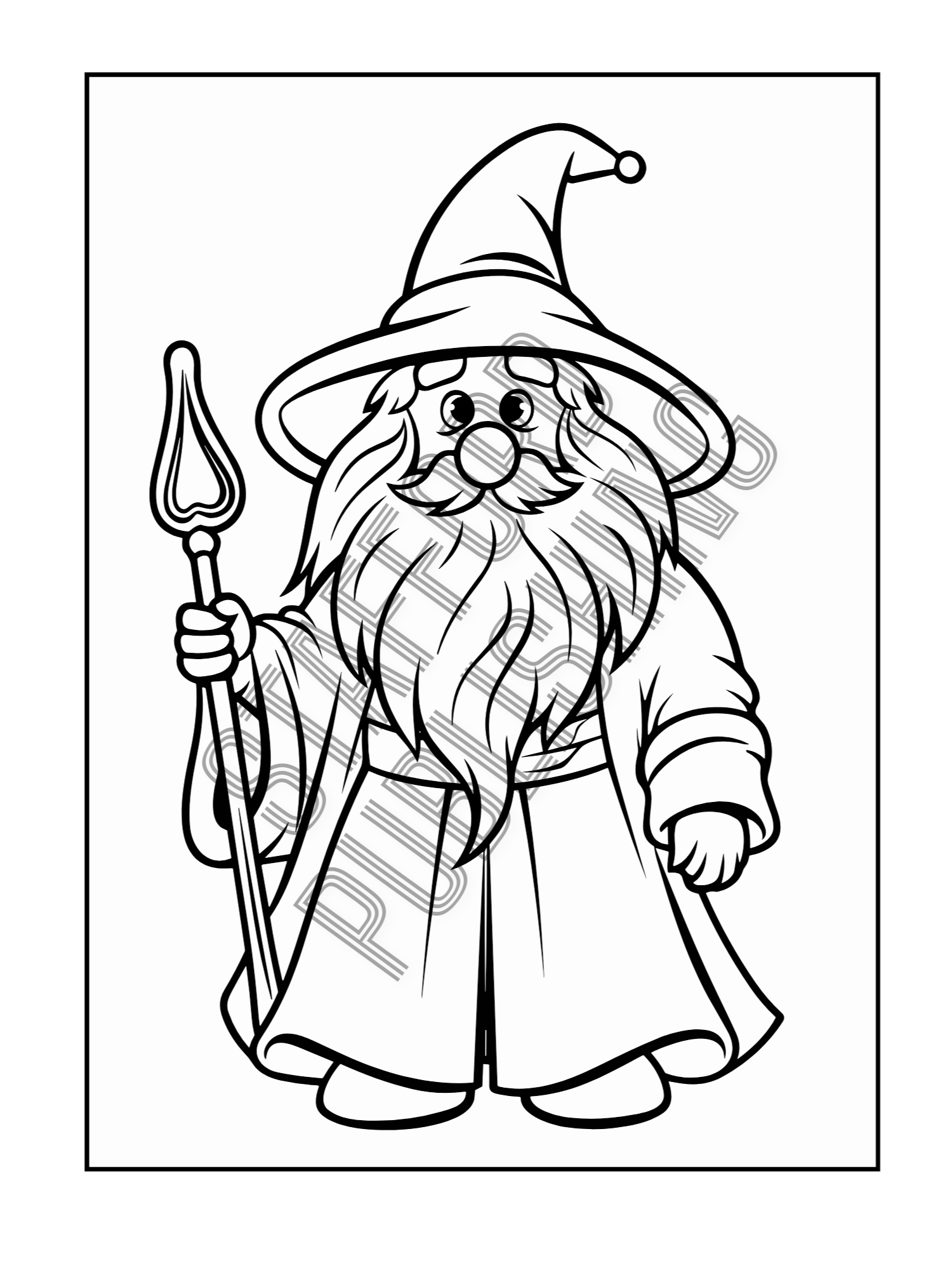 Halloween Coloring Book Printable Version Free Sample Pages product image (5)