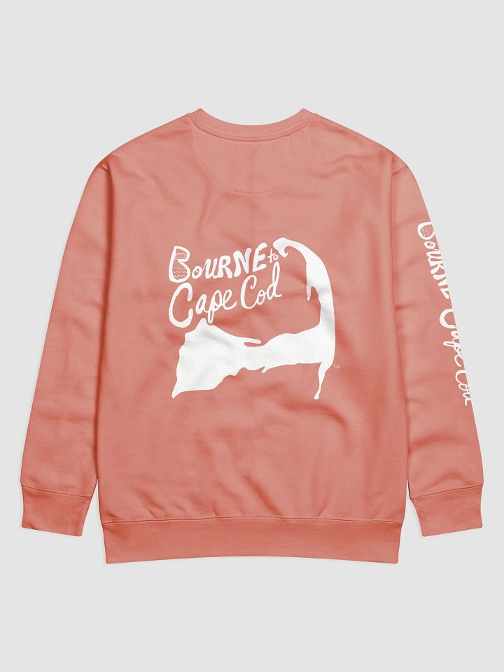 Women's | BORN to Cape Cod™ | Glitch Pixel Premium Sweatshirt | White Logo product image (18)