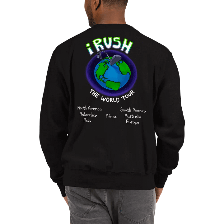 irush The World Tour Embroidered Crewneck product image (1)