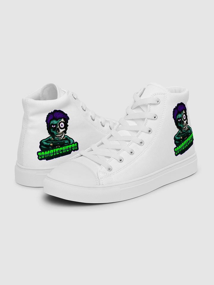[ZombieChef81] Women’s high top canvas shoes product image (1)