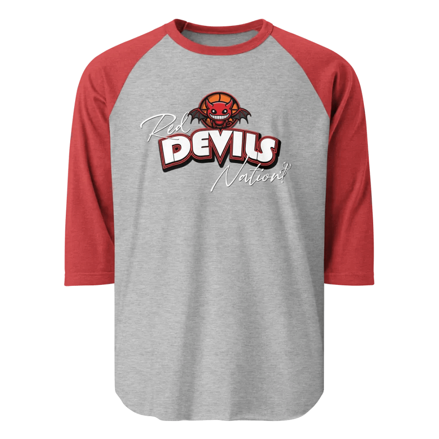 Devils Nation Basketball - Tultex Fine Jersey Raglan Tee product image (1)