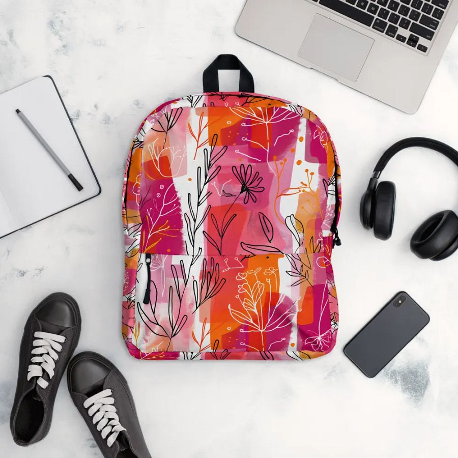 Botanical Burst All-Over Backpack product image (12)