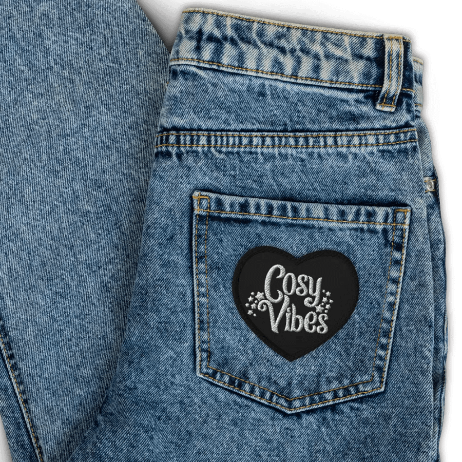 I Heart Cosy Vibes Embroidered Patch product image (3)