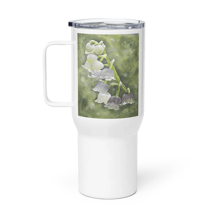 Whimsical Lily of the Valley Travel Mug product image (2)