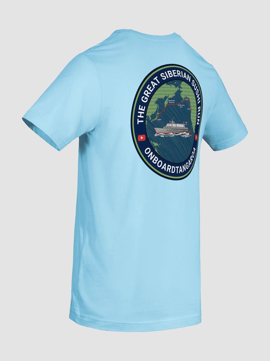 The Great Siberian Sushi Run Women’s T-Shirt – (Light Colours and Route Logo) product image (8)