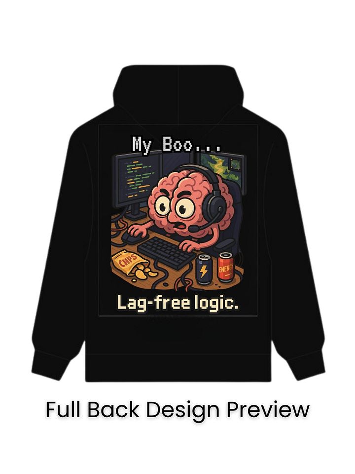 My Boo - Lag-Free Logic Premium Unisex Oversized Hoodie product image (2)