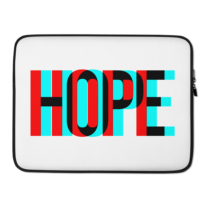 Hope Anaglyph Laptop Sleeve product image (2)