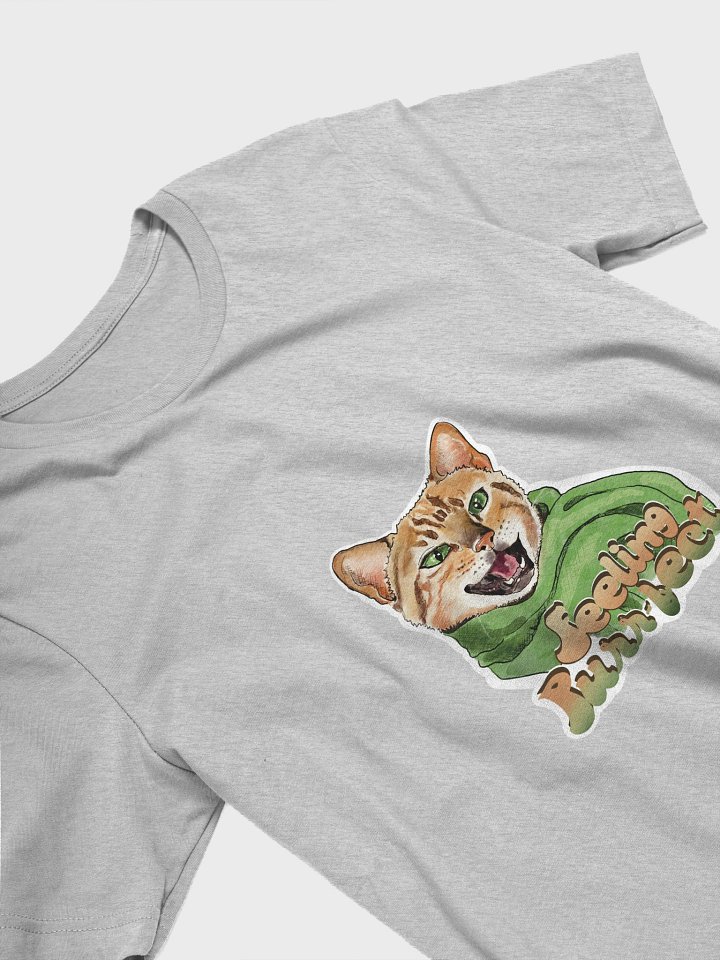 Feeling Purr-fect Cat with a scarf T shirt All colors - Large Print product image (17)