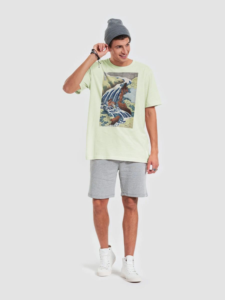 Yoshitsune Falls Print Bella+Canvas Unisex Supersoft T-Shirt product image (59)