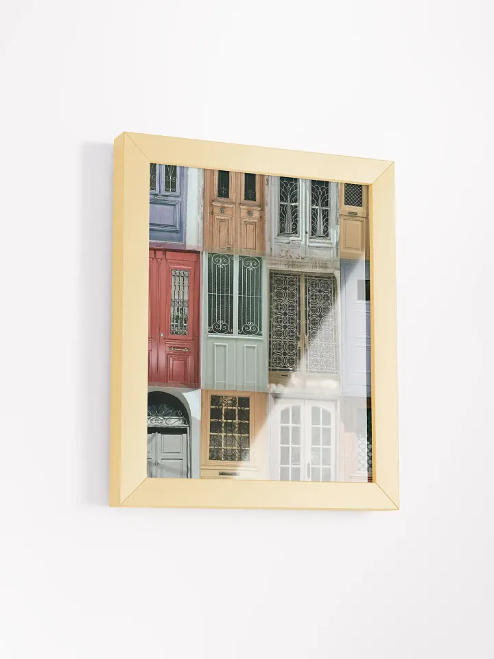 Greek Doors - Framed High-Quality Matte Poster product image (2)
