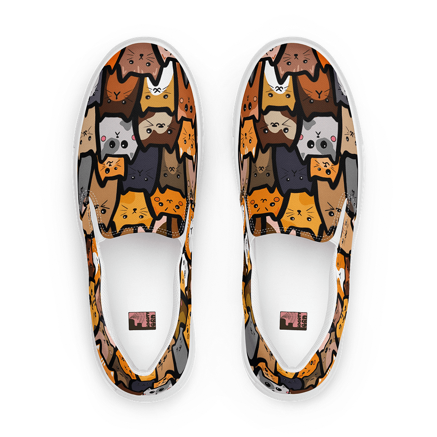 "Cats" Canvas Slip On Shoes (Women's) product image (1)