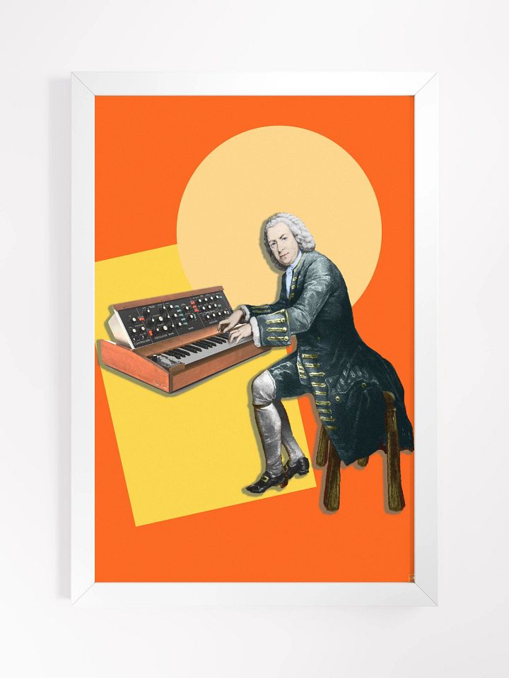 Prelude and Moogue by Frank Fonik (Minimoog), Techno EDM Framed High Quality Matte Poster product image (5)