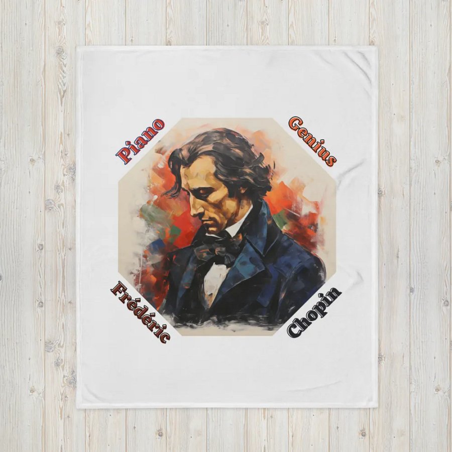 Frédéric Chopin - Piano Genius | Blanket product image (4)