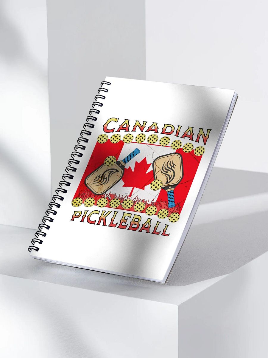 Canadian Flag Pickleball Spiral Notebook product image (2)
