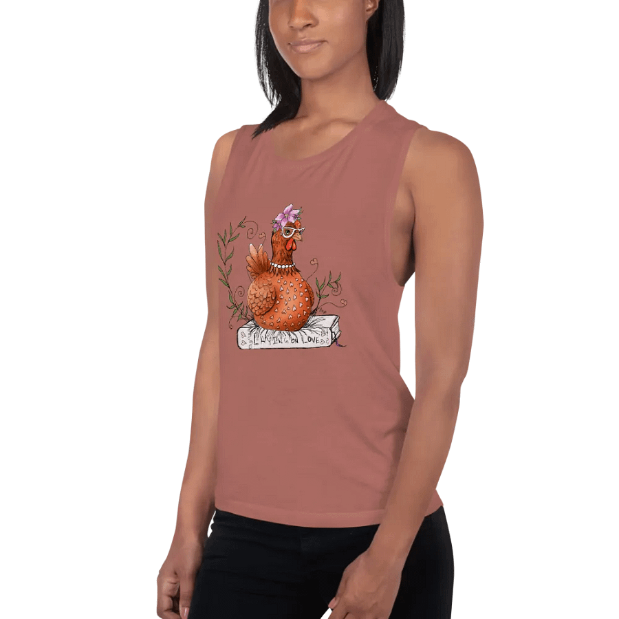 Laying On Love Bella+Canvas Flowing Tank product image (2)