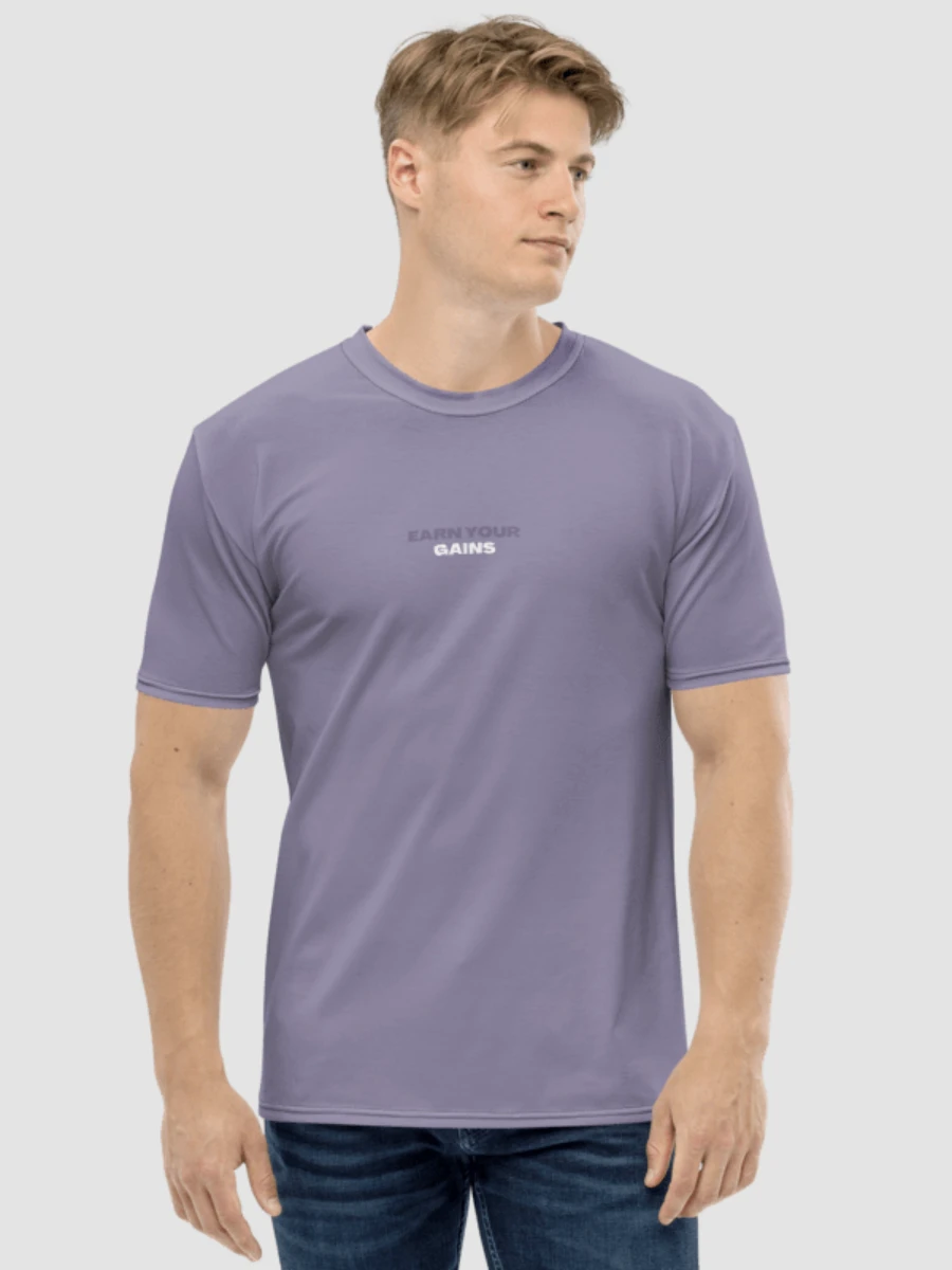 Earn Your Gains T-Shirt - Clouded Purple product image (3)