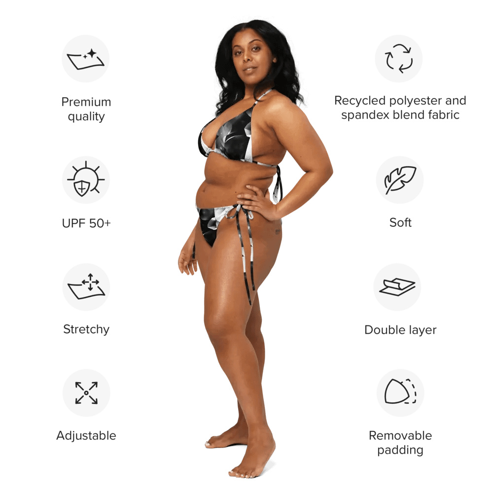 Magic Charcoal String Bikini Set product image (12)